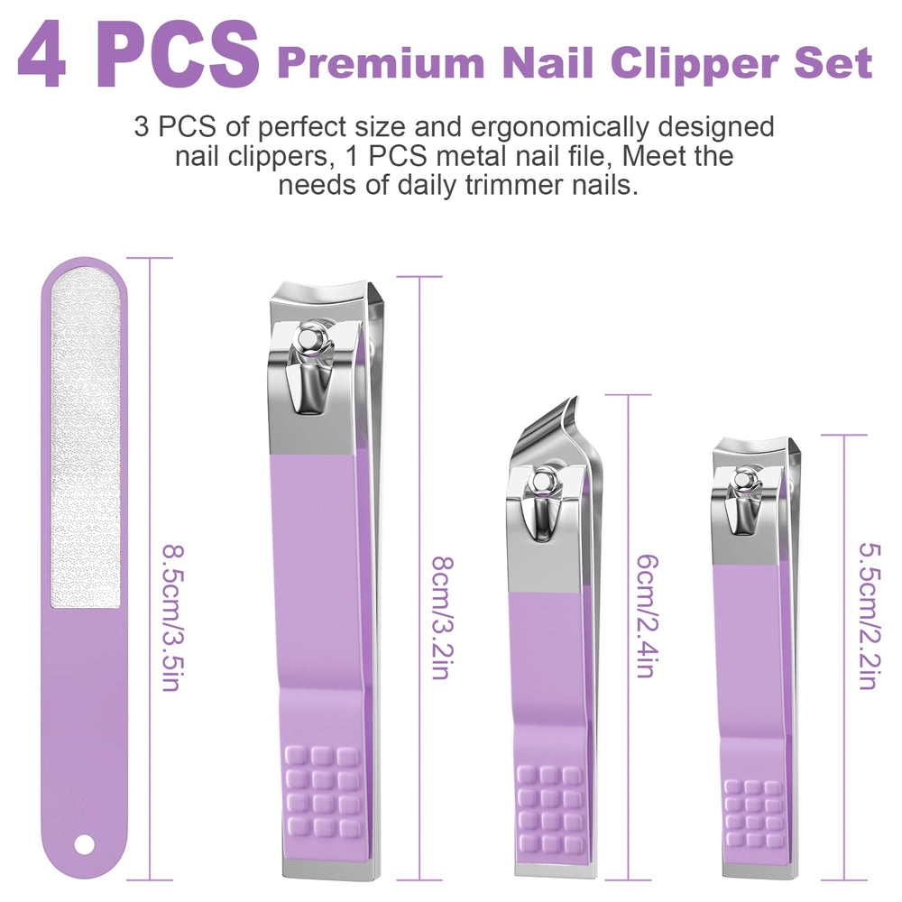 DUCOO large toe nail clipper designed for thick nails and smooth cutting