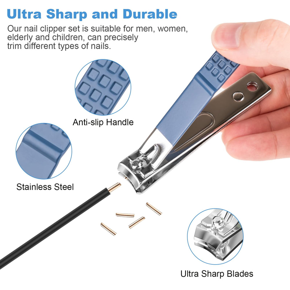 DUCOO angled nail cutter enables precise ingrown-nail trimming.