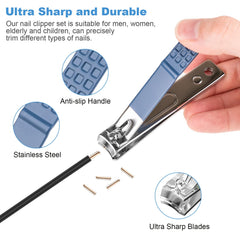 DUCOO angled nail cutter enables precise ingrown-nail trimming.