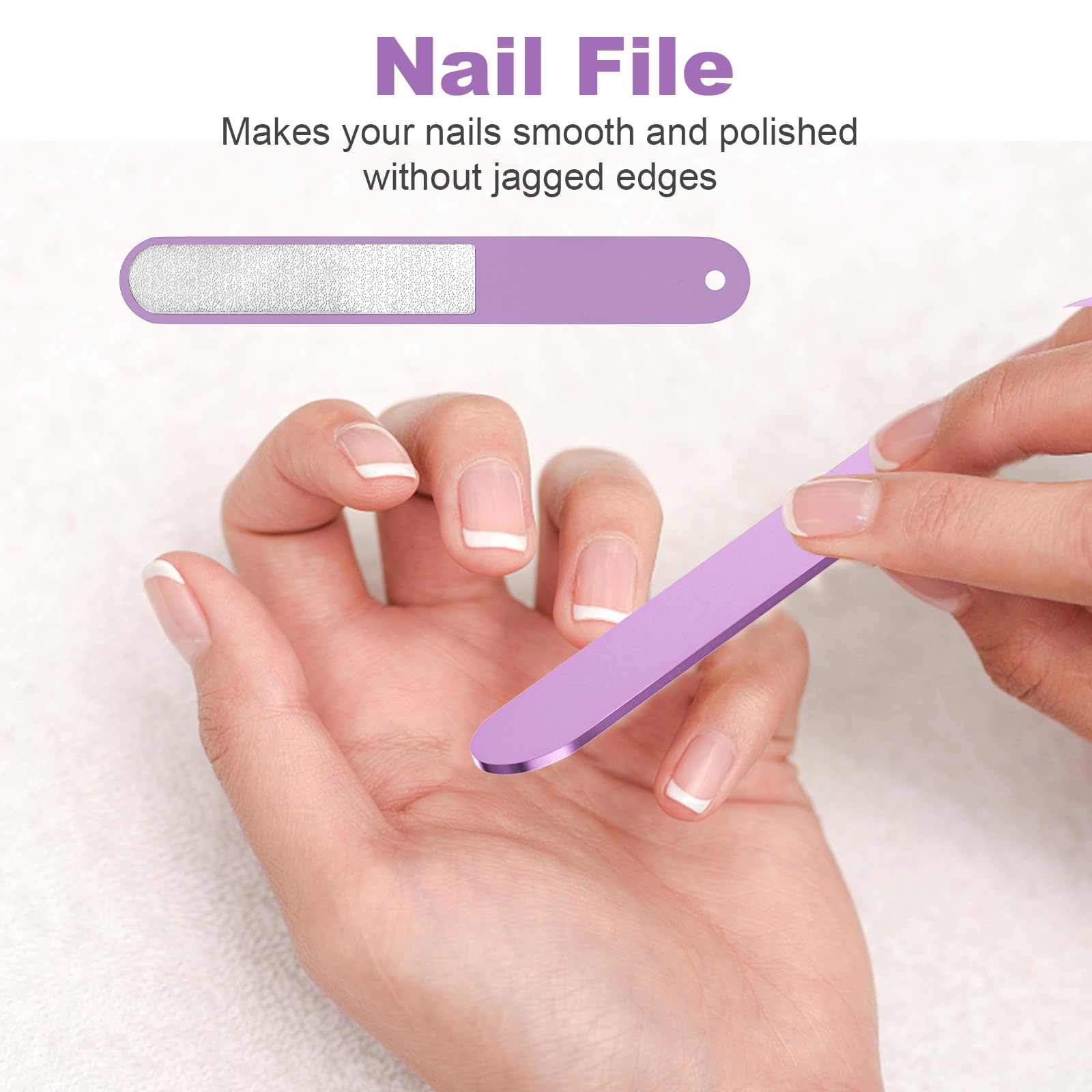 DUCOO nail clipper set neatly organized for everyday grooming routines