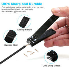 DUCOO angled nail clipper targeting ingrown nails with precise cuts.