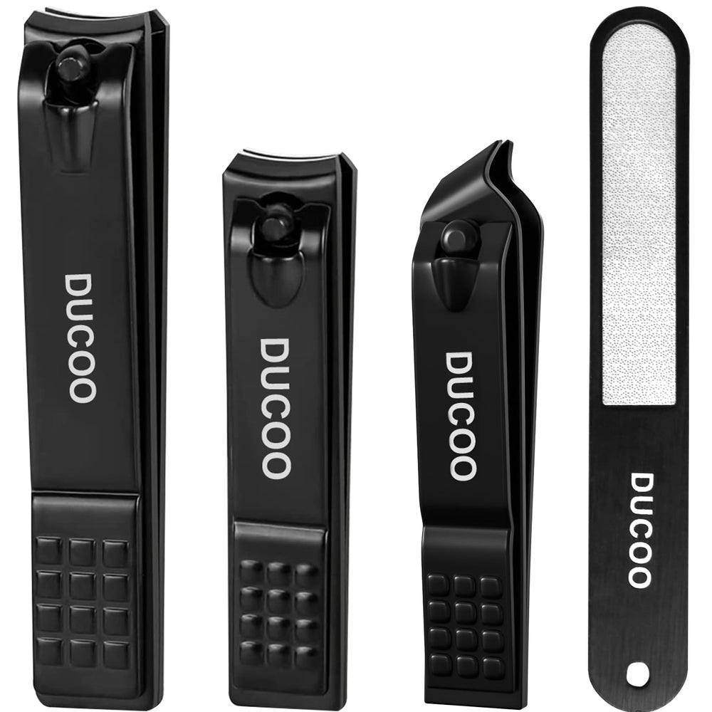 DUCOO large toe nail clipper for thick nails, smooth trimming.