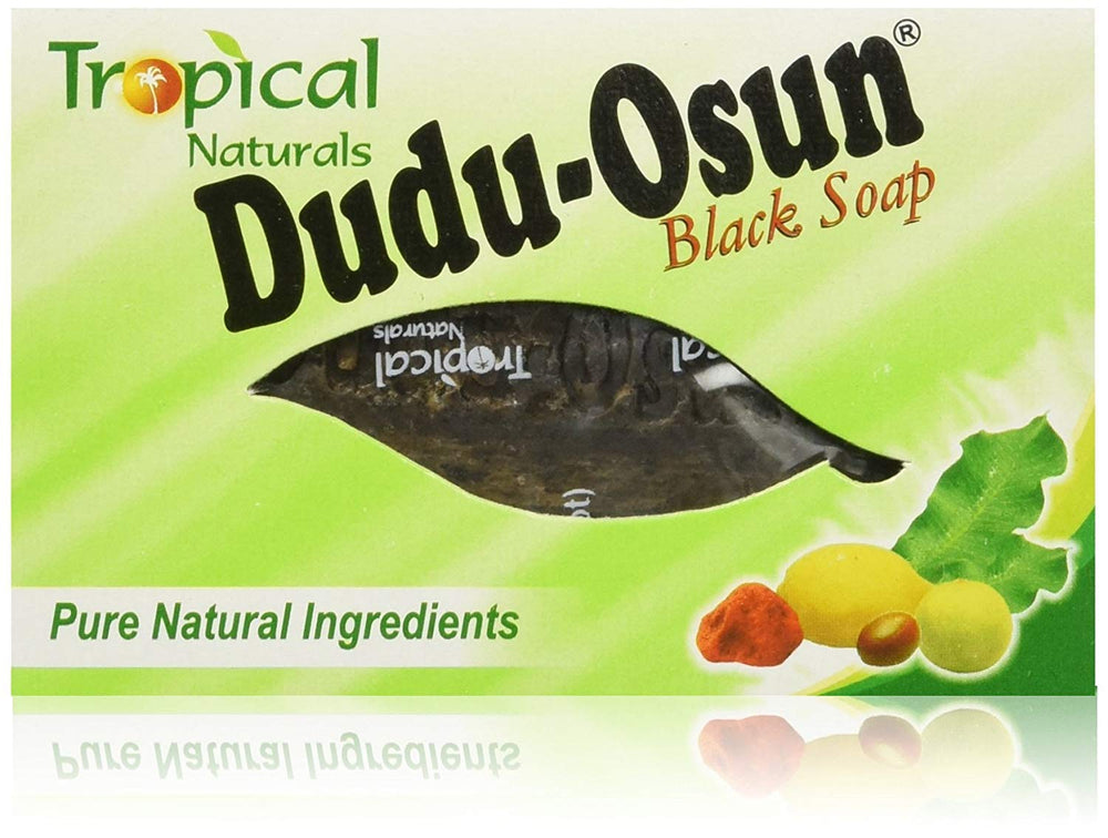 Dudu-Osun 5 pack on shelf ready for family skincare