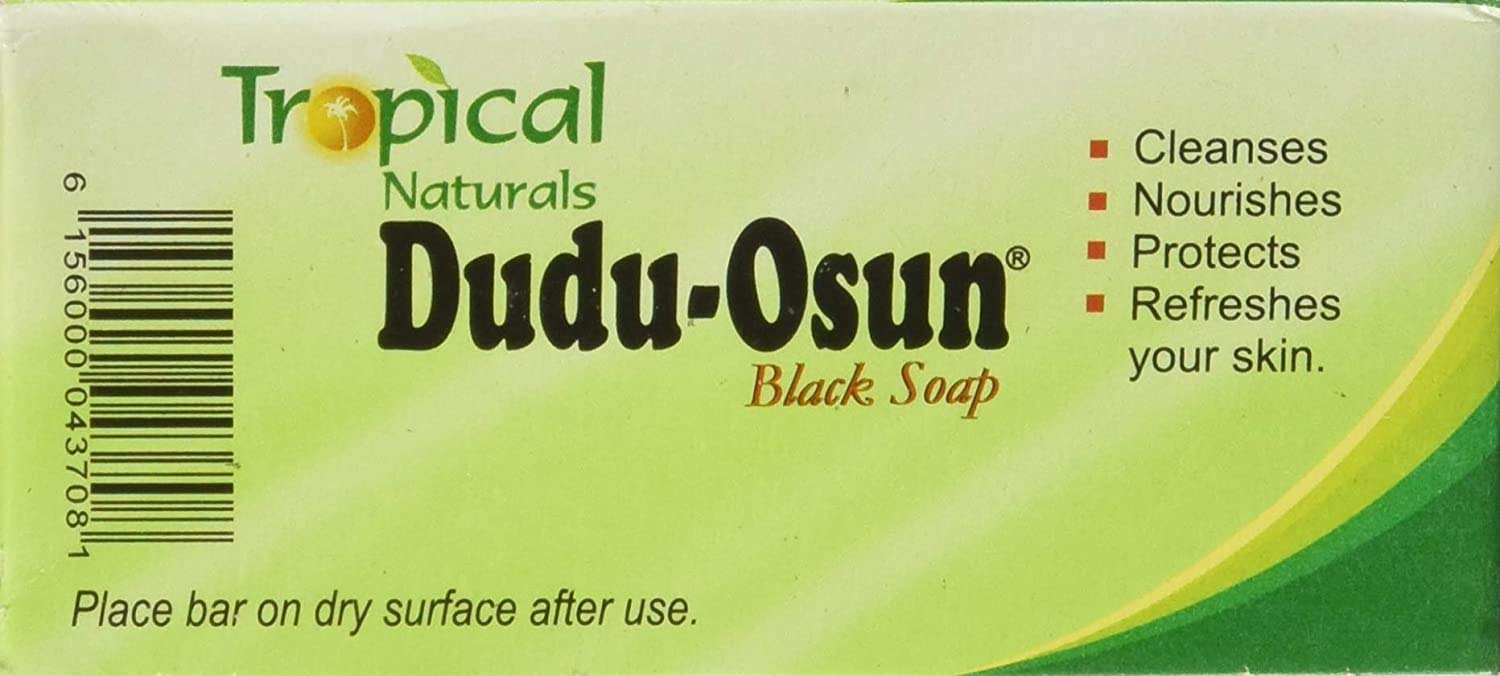 Dudu-Osun packaging label detail conveys authenticity and tradition