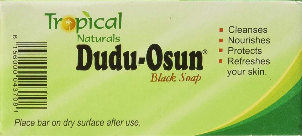 Dudu-Osun packaging label detail conveys authenticity and tradition