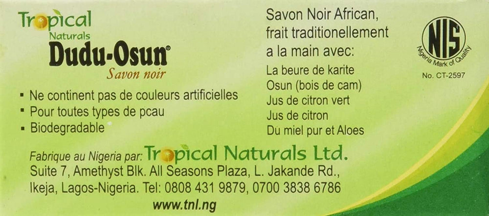 Dudu-Osun natural ingredients with shea butter and plant oils