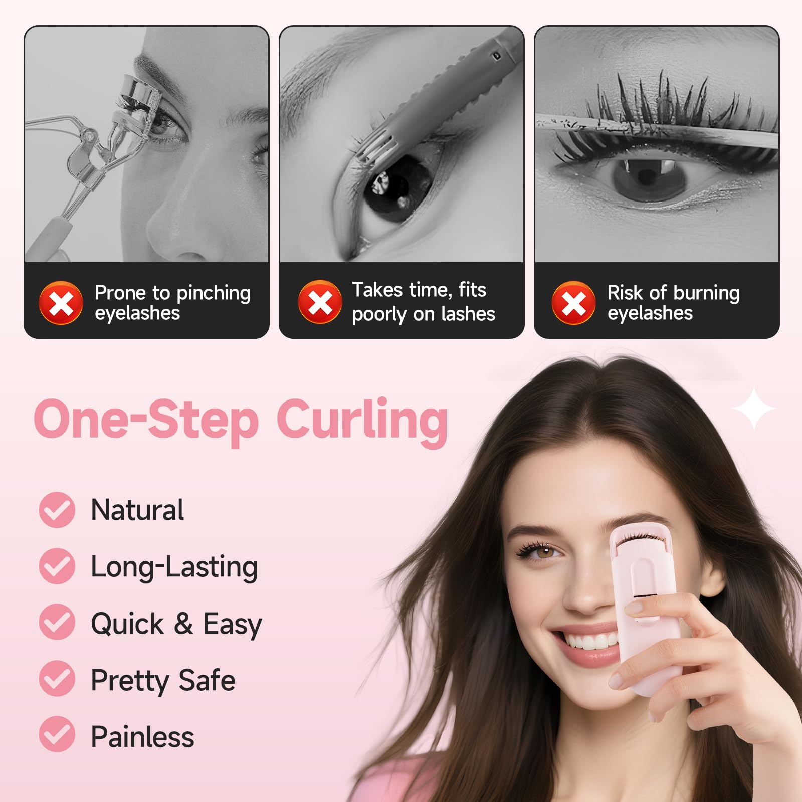 DUDUDU silicone heat strip provides even warmth without pulling lashes