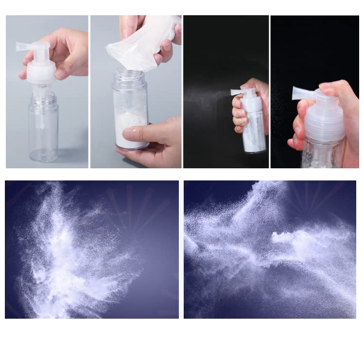 Duehut powder spray bottle packaging includes one refillable container.