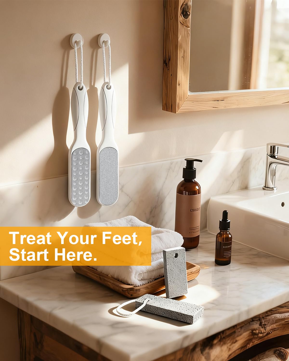 DUIJINYU eco-friendly and reusable foot care set