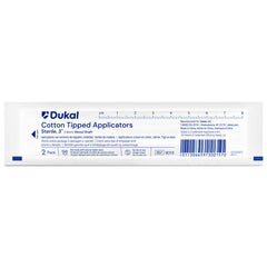 Dukal absorbent cotton tip ideal for ointment application and gentle cleaning.