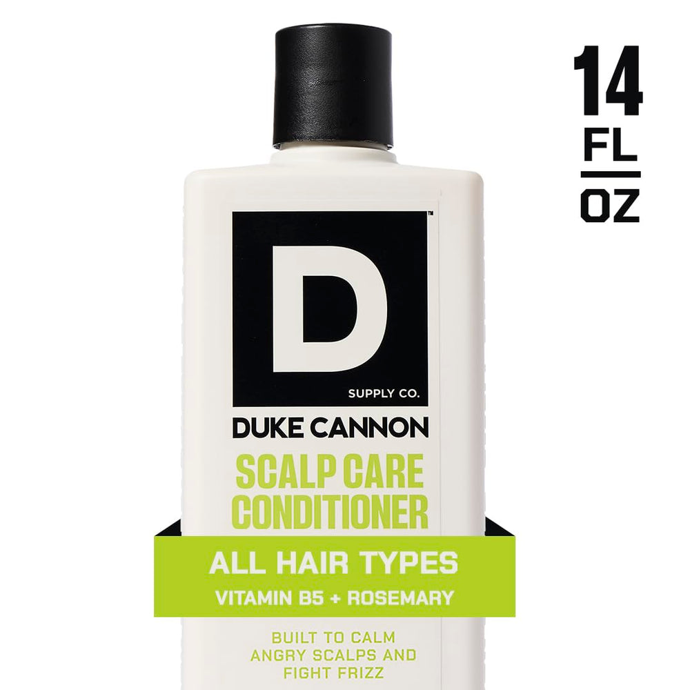 Duke Cannon Condicionador: aplicación diaria para cabello más manejable.