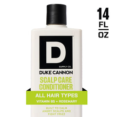 Duke Cannon Condicionador: aplicación diaria para cabello más manejable.