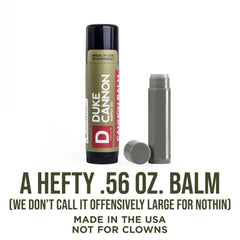 Duke Cannon Balm Tactical organic ingredients blend nourishes dry lips