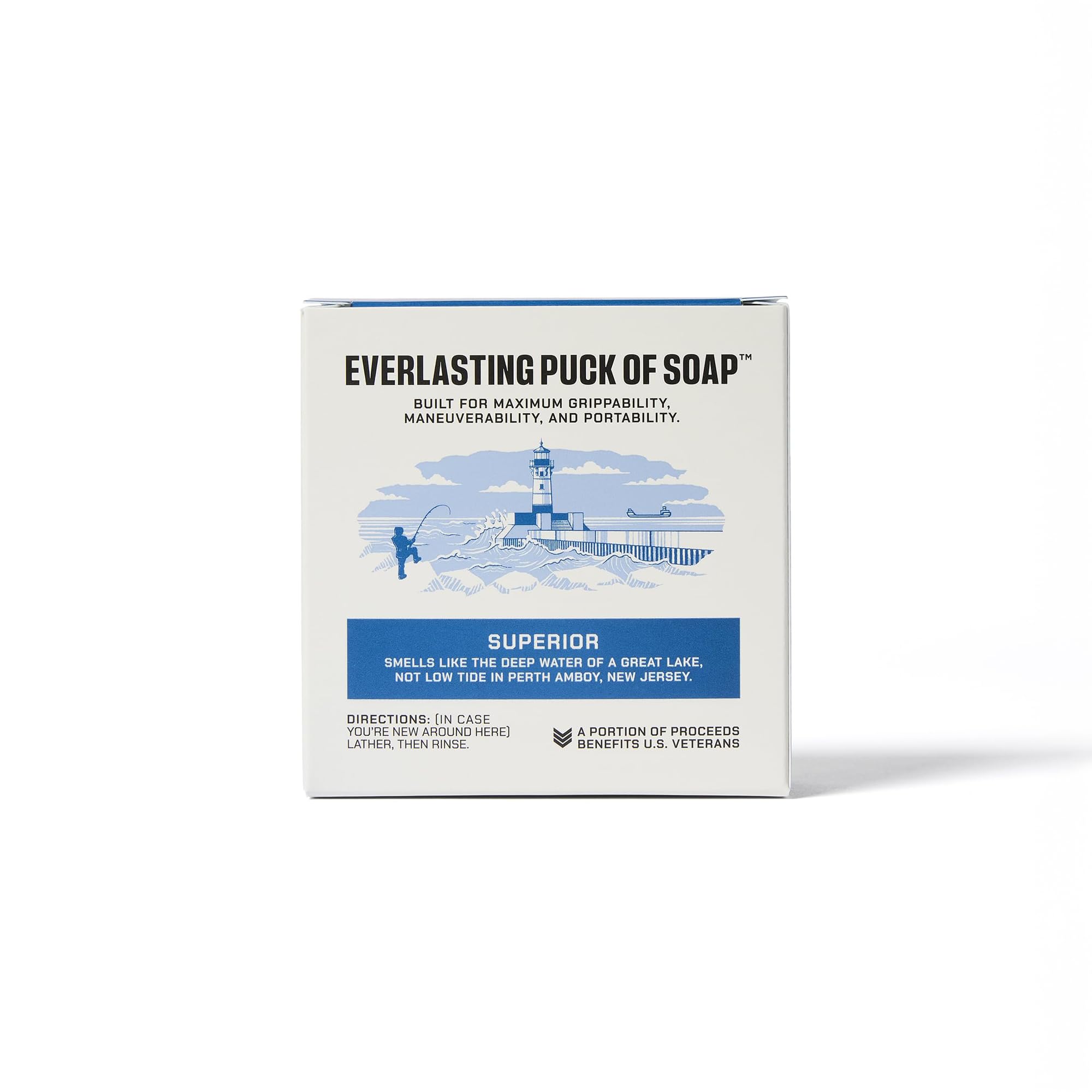 Duke Cannon Supply Co. bar soap puck gift-ready packaging, ideal for a premium gift.