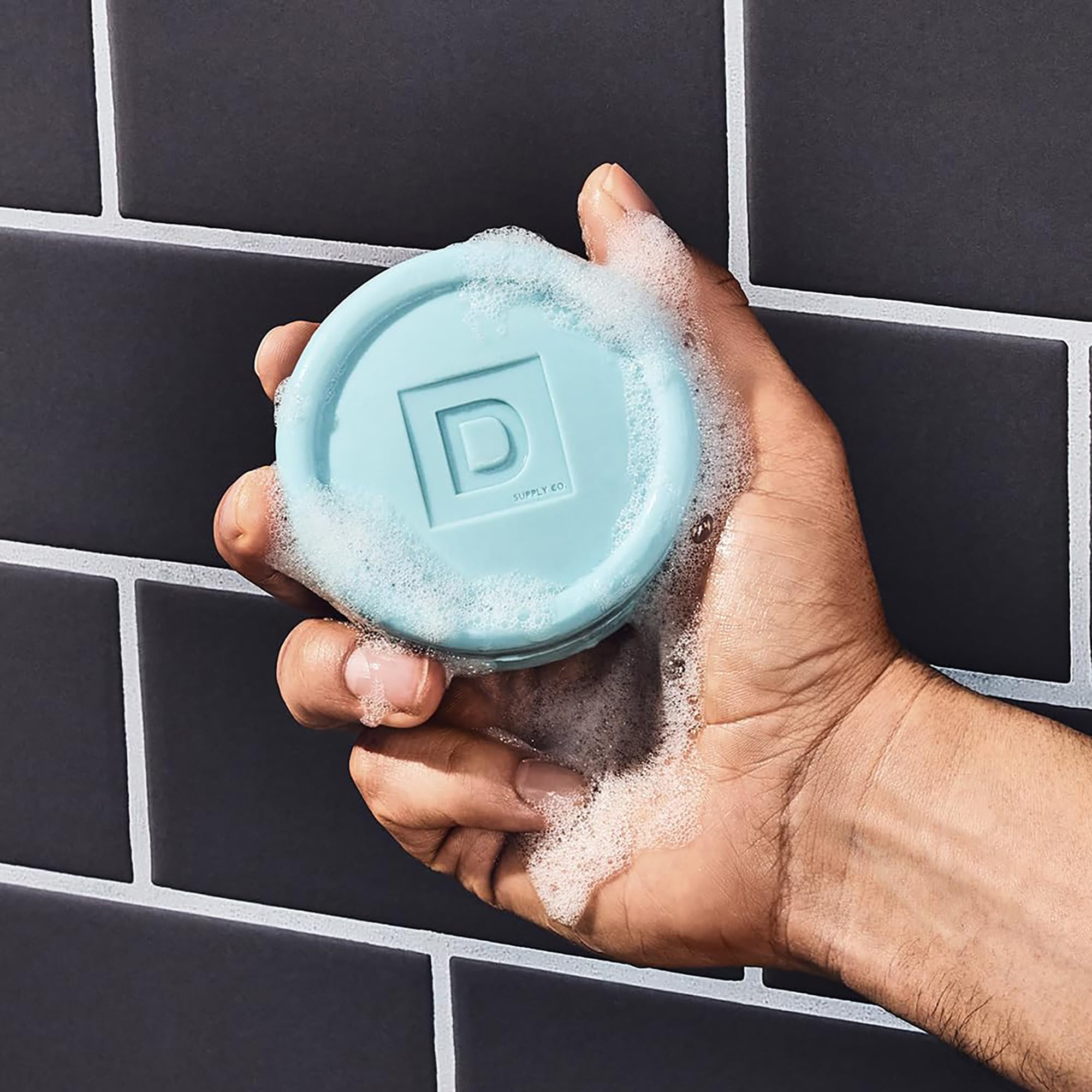 Duke Cannon Supply Co. bar soap puck triple-milled 5oz for a long-lasting wash.