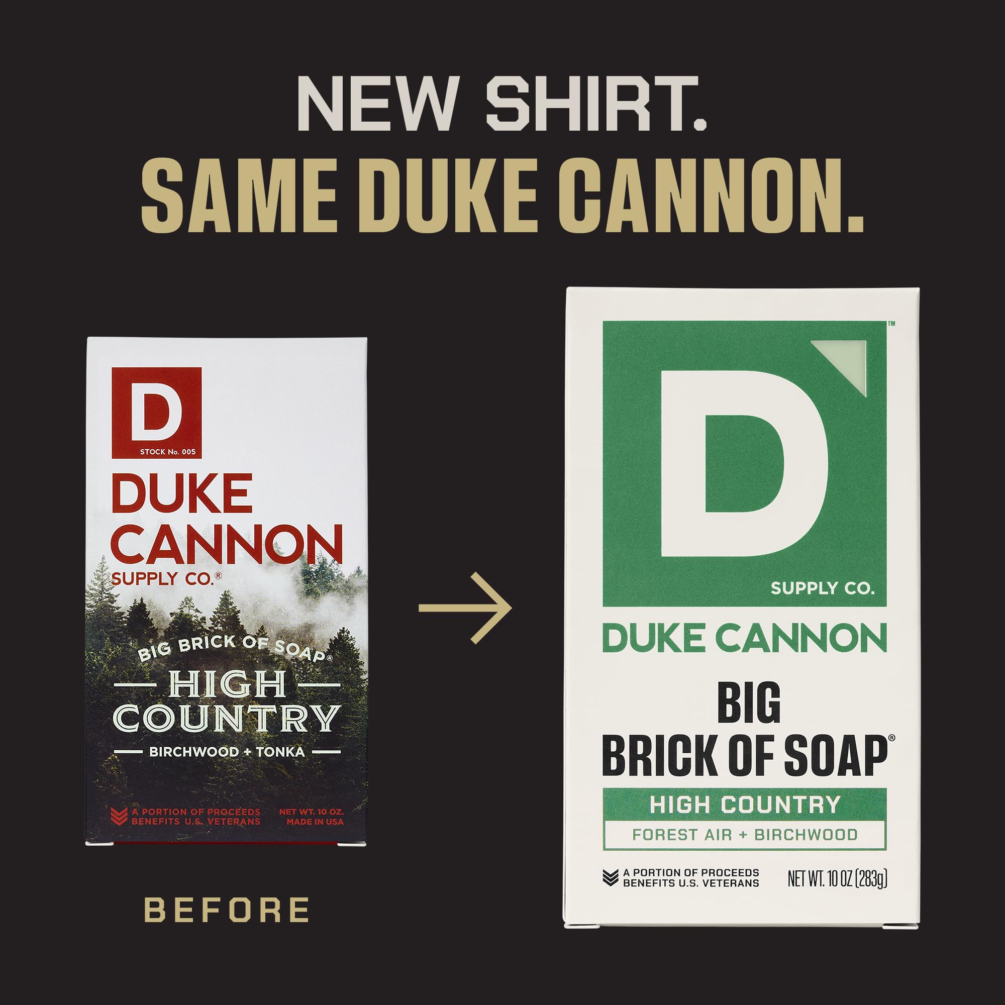 Duke Cannon: espuma cremosa en barra grande para ducha suave y eficaz.