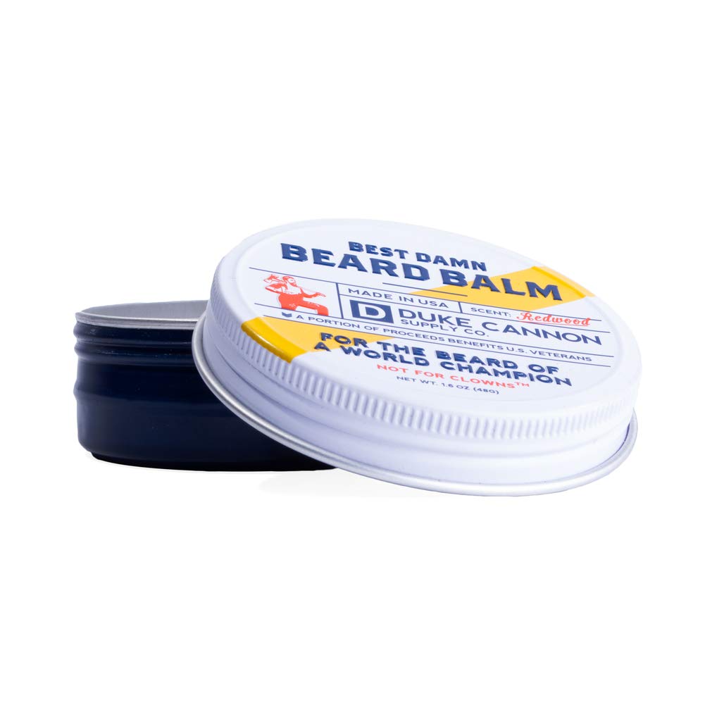 Duke Cannon Beard Balm scoop for grooming and styling