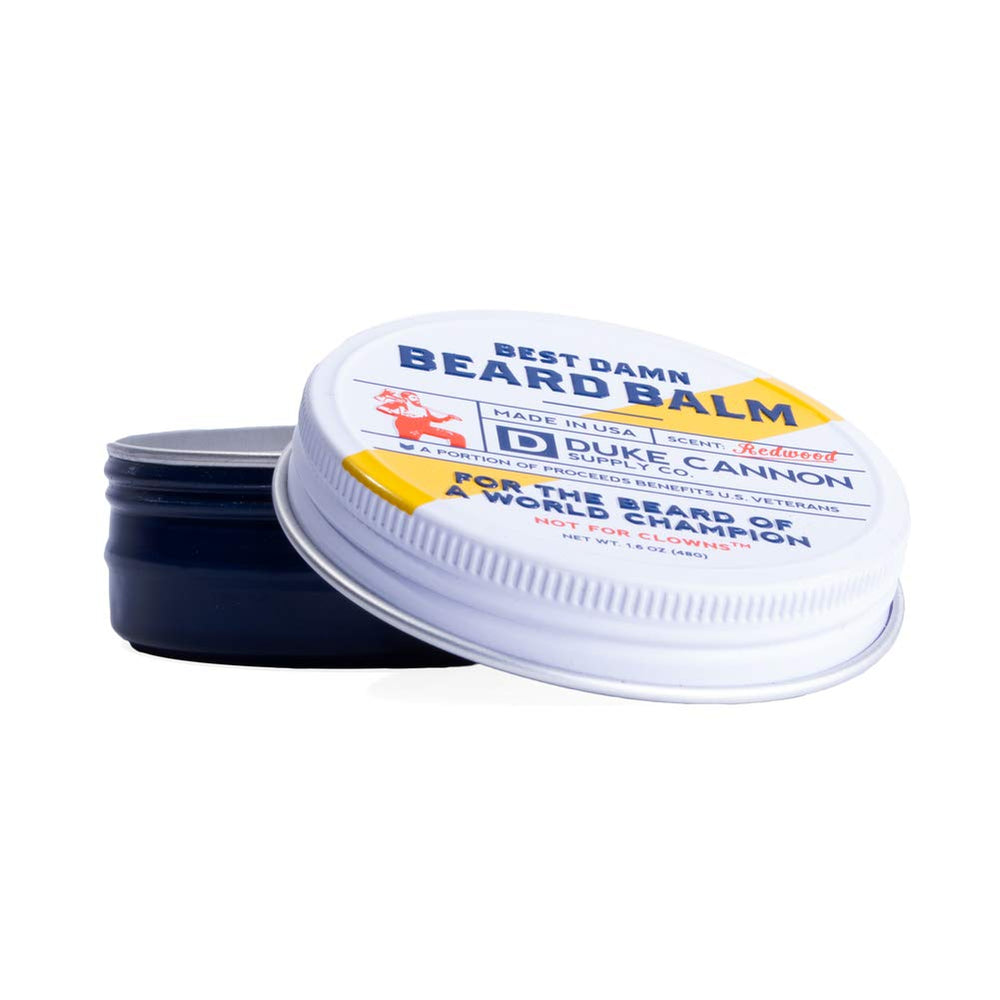 Duke Cannon Beard Balm scoop for grooming and styling