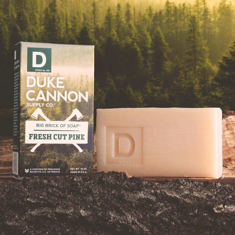 Safflower oil in Duke Cannon soap nourishes skin.