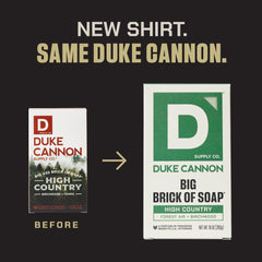 Duke Cannon Naval Diplomacy bar with bold, enduring fragrance