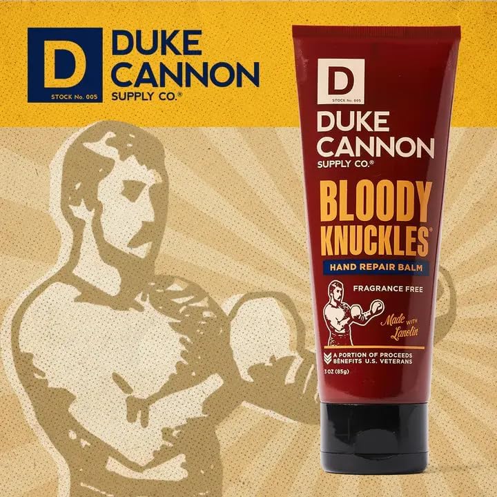 Duke Cannon Bloody Knuckles, aplicación suave y rápida que se absorbe.