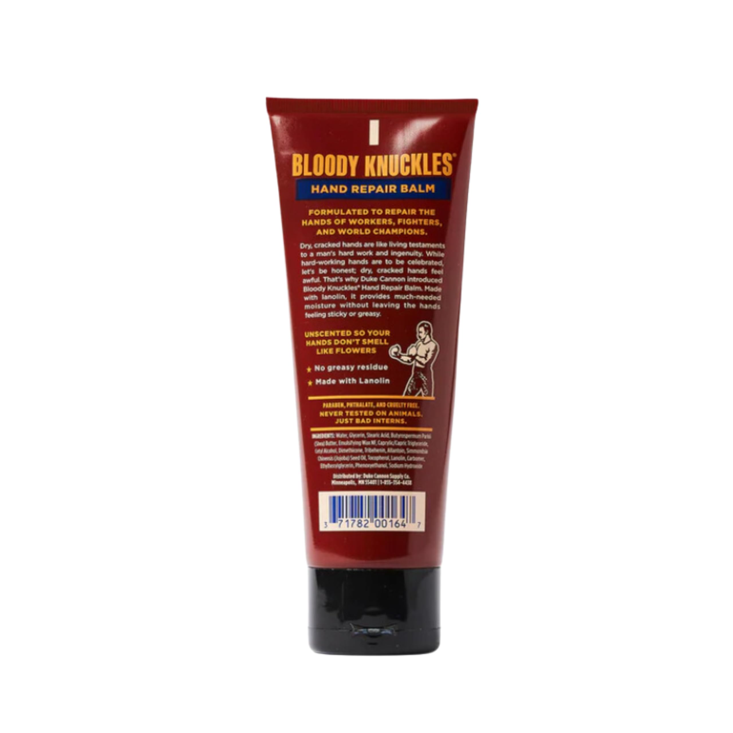 Duke Cannon Bloody Knuckles balm 4-pack packaging for daily use.