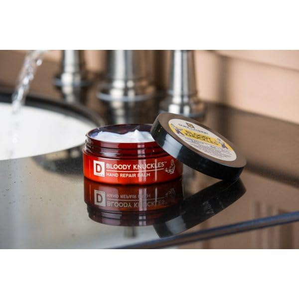 Duke Cannon Bloody Knuckles Balm rugged packaging for easy transport.