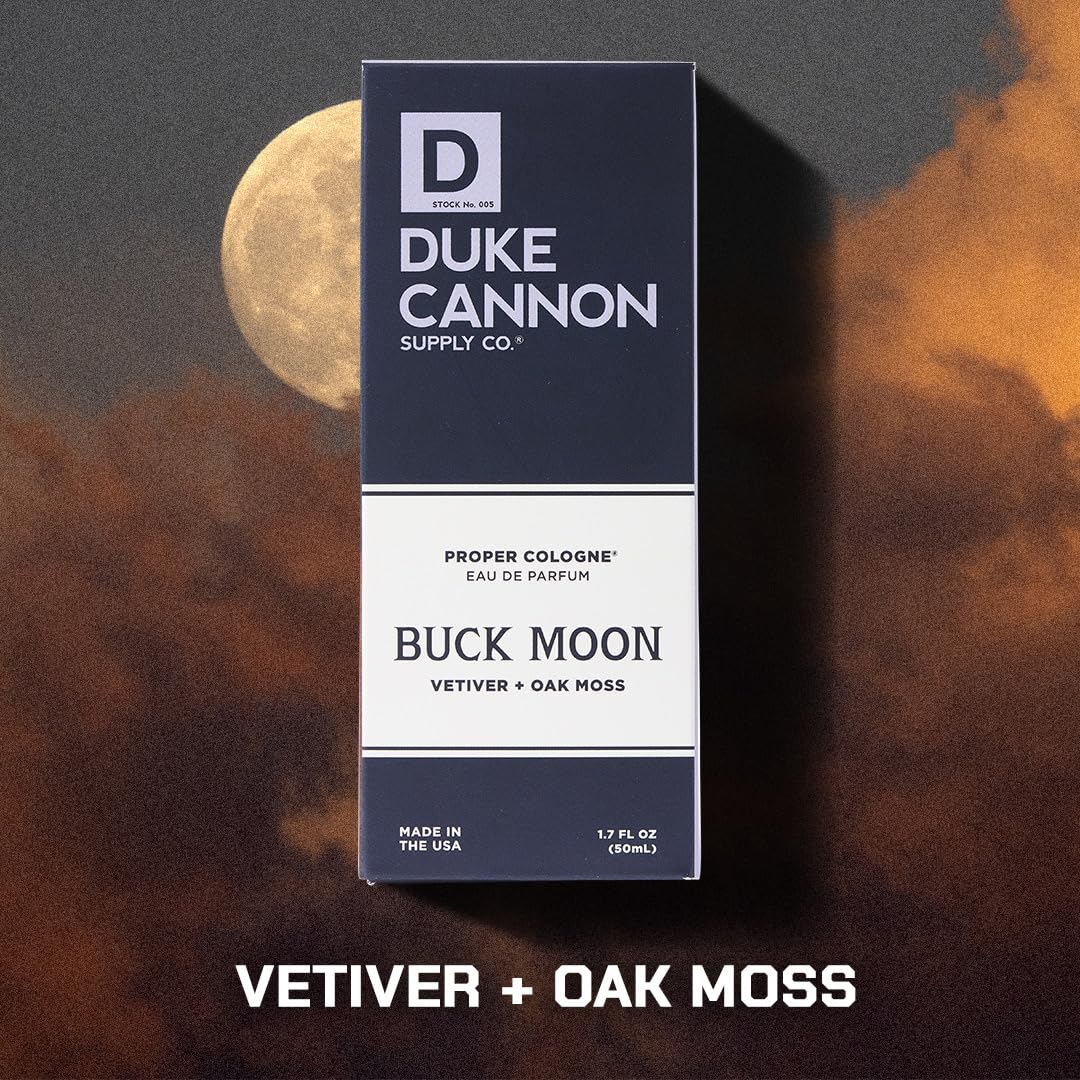 Forest scene with Buck Moon evokes outdoor vibe and confidence
