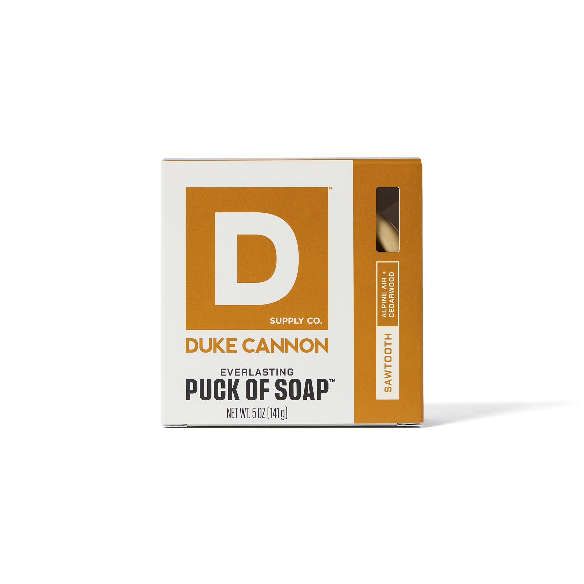 Duke Cannon Sawtooth 5 oz bar demonstrates durable grooming value