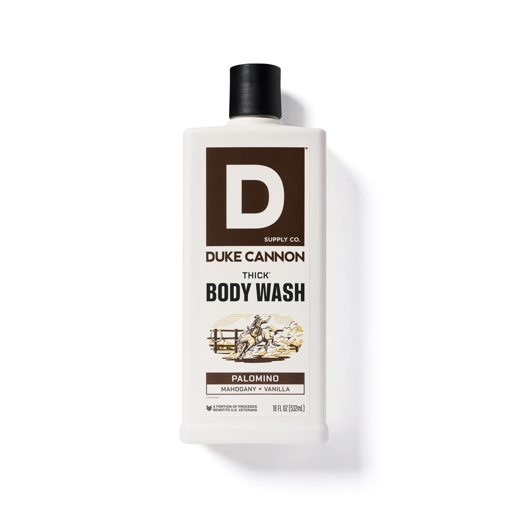 Duke Cannon enriquecido con minerales, sensación revitalizante tras la ducha.