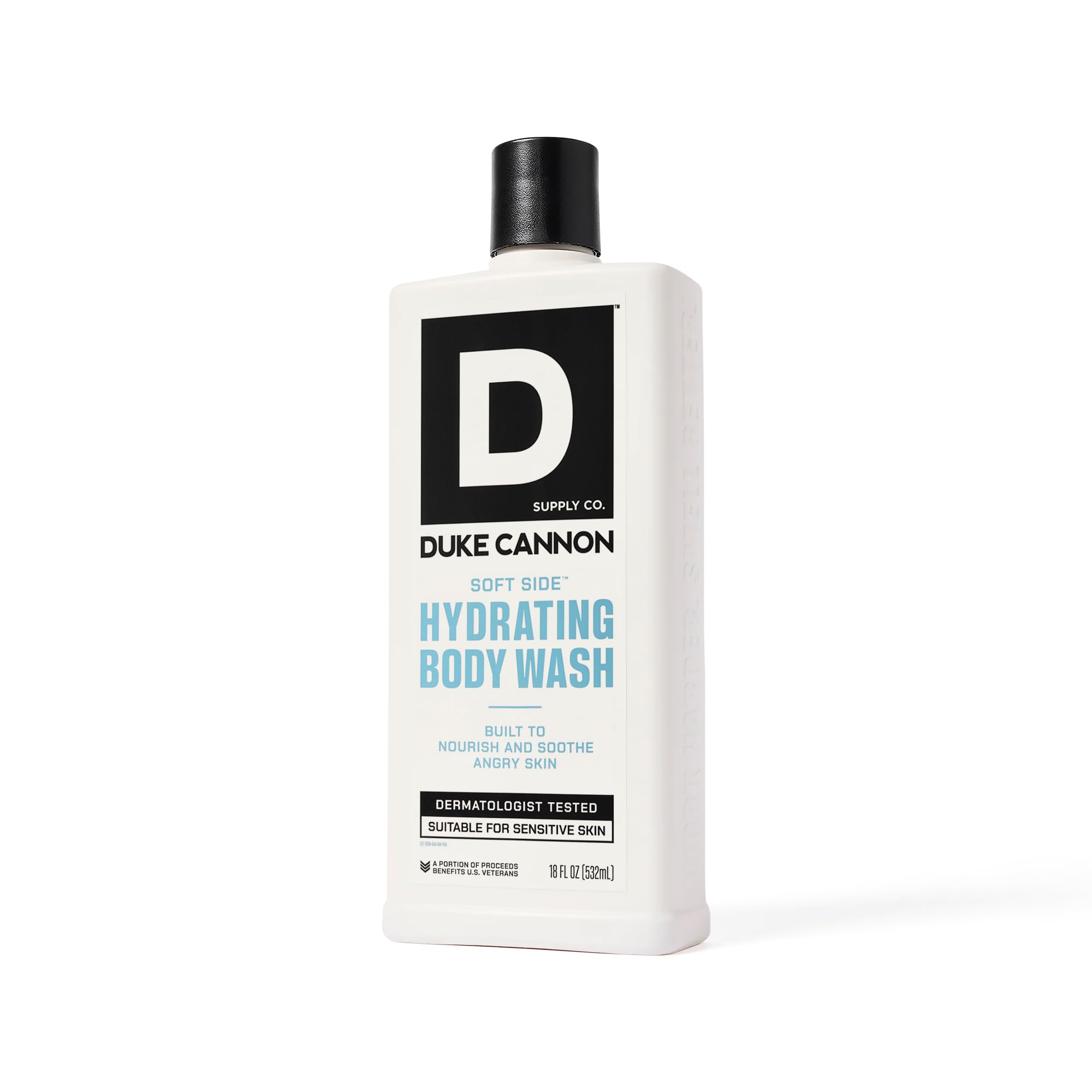 Duke Cannon Ducha Corporal Hidratante, diseño masculino para uso diario.