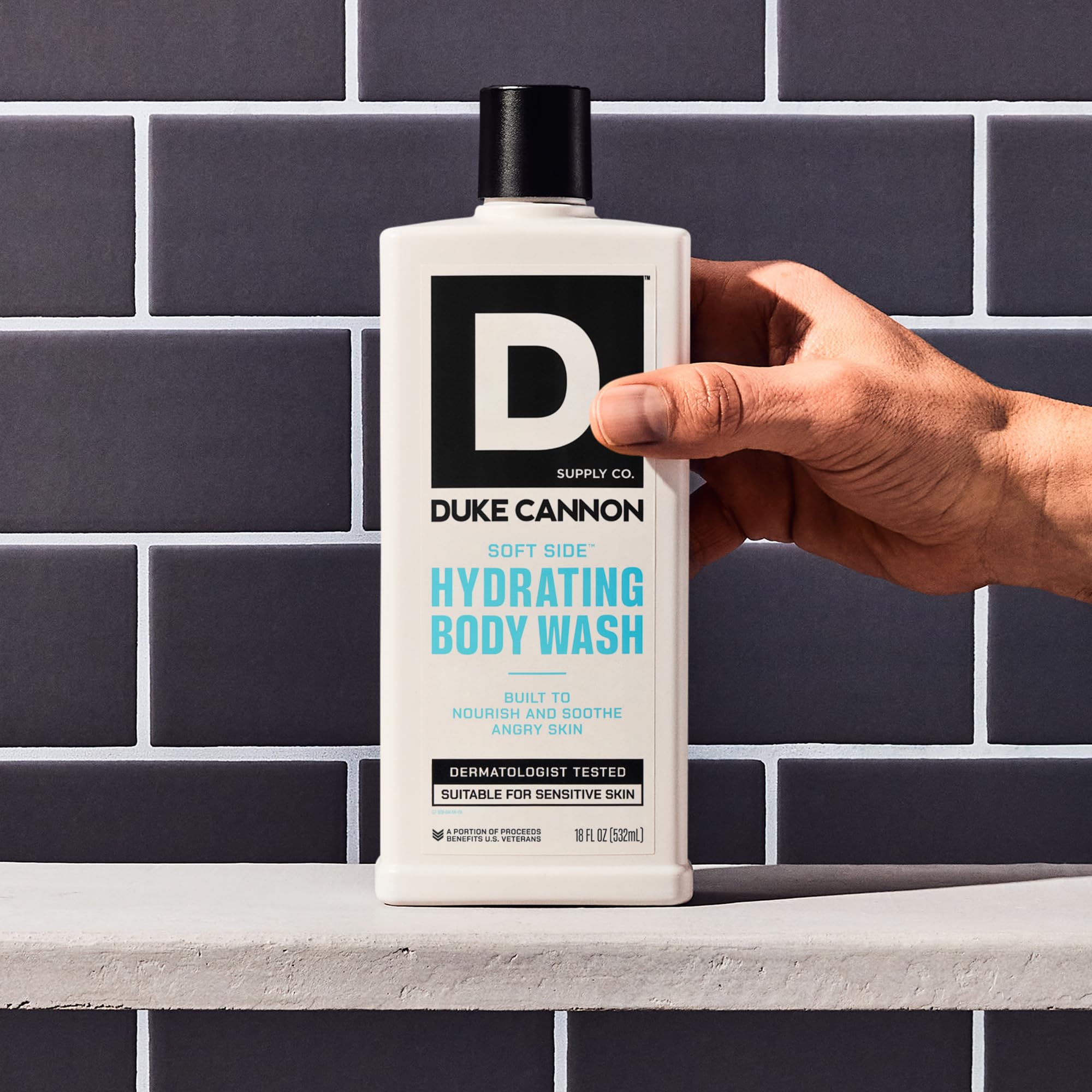Duke Cannon Ducha Corporal Hidratante, espuma cremosa que cuida la piel durante la ducha.