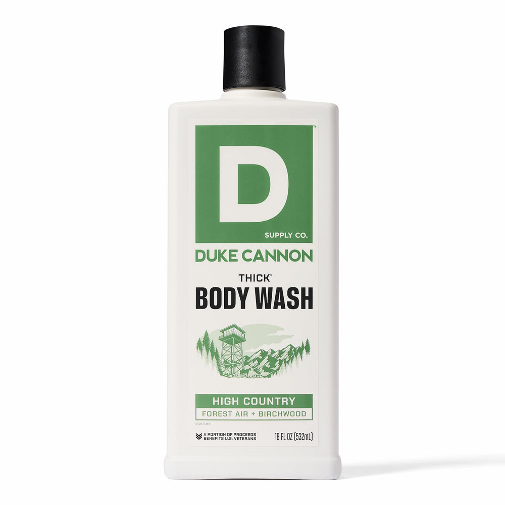 Duke Cannon High Country volcado de botella para duchas vigorosas