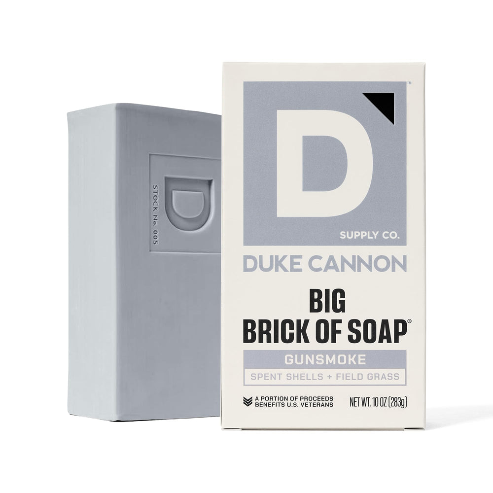 Duke Cannon: barra de 10 onzas, duradera para uso prolongado.