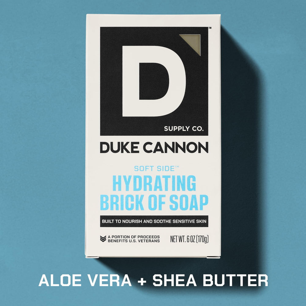 Duke Cannon Jabon ladrillo aroma a sándalo y té negro para sensación revitalizante