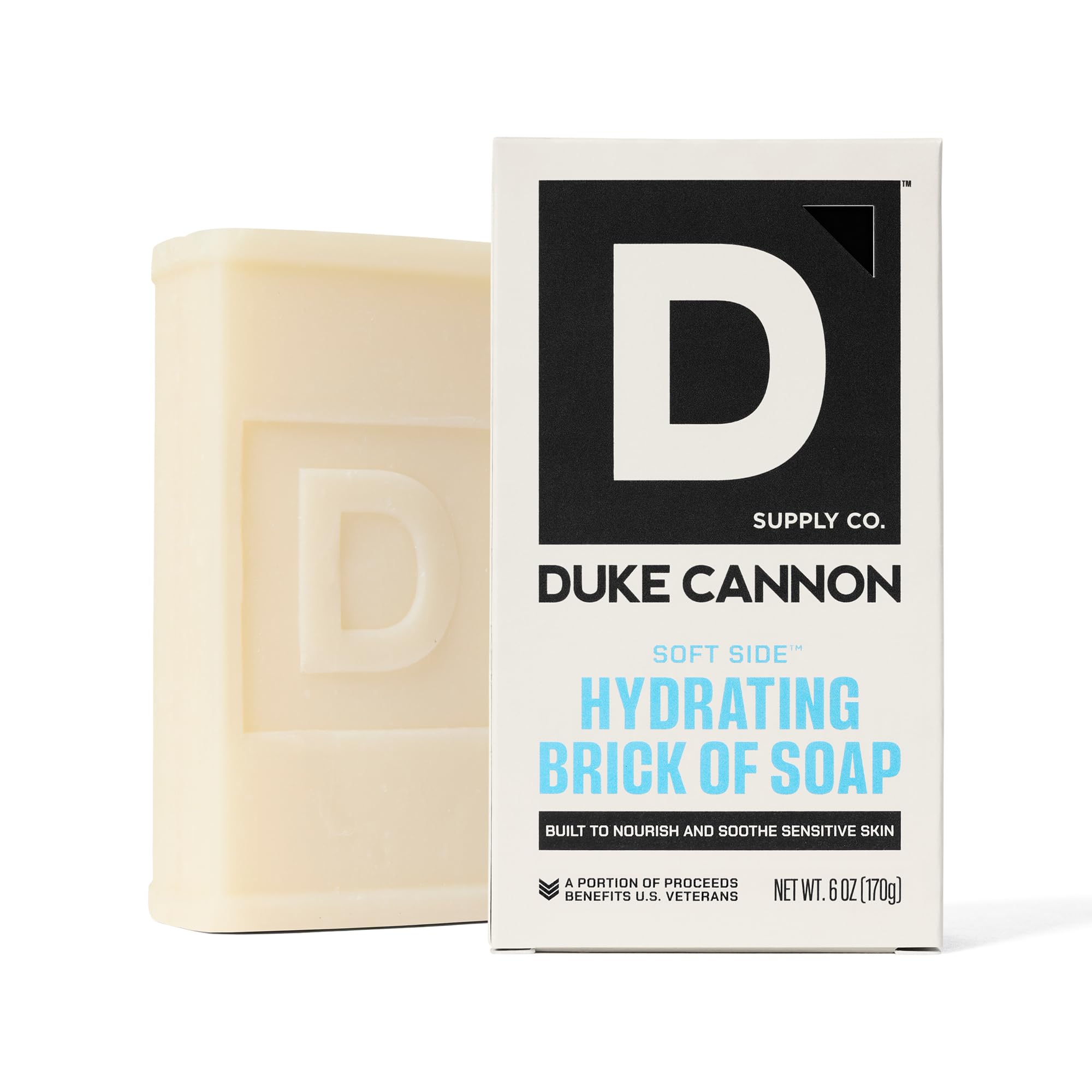 Duke Cannon Jabon ladrillo cuidado piel sensible para irritaciones menores