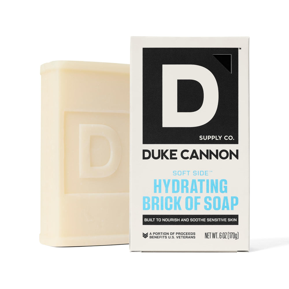 Duke Cannon Jabon ladrillo cuidado piel sensible para irritaciones menores