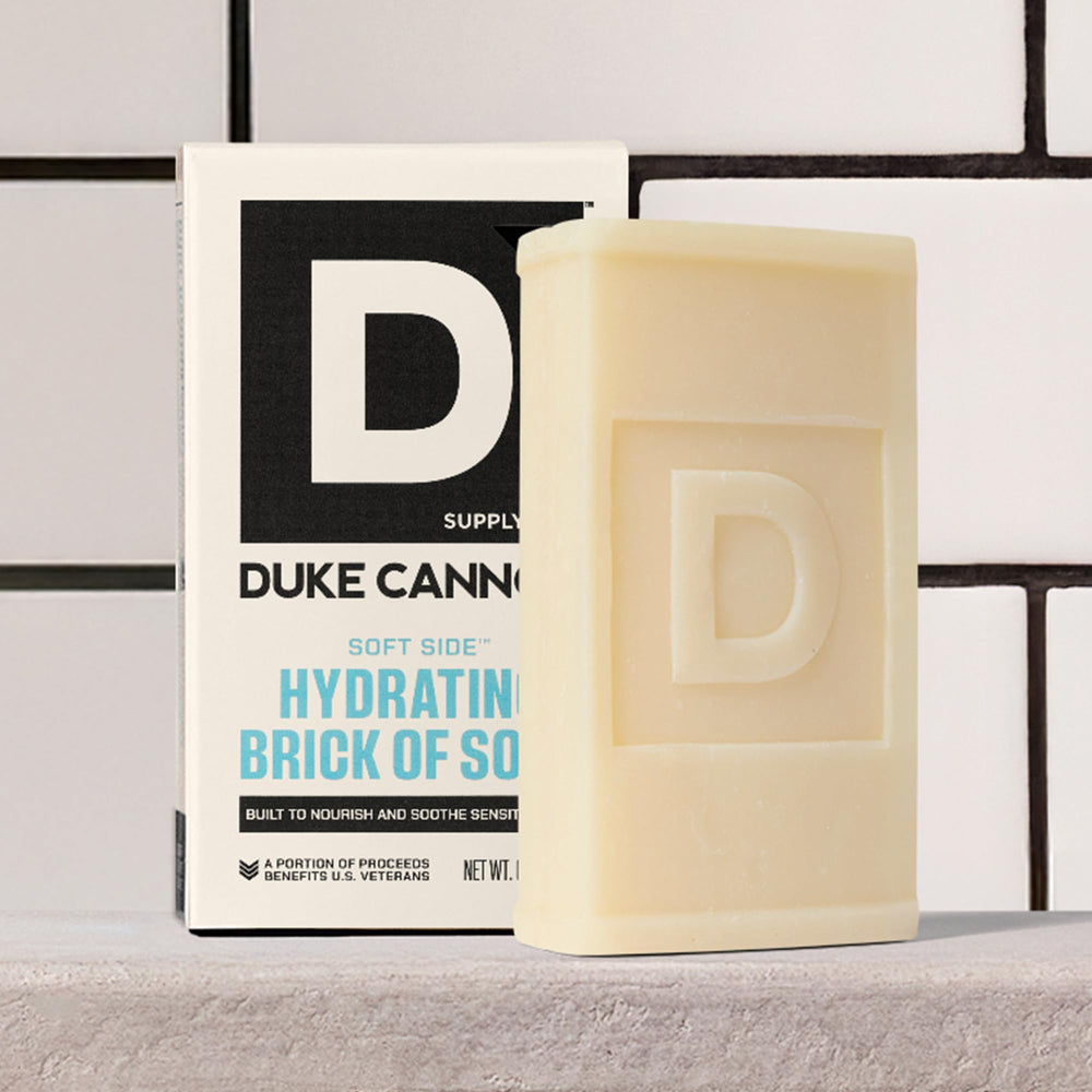 Duke Cannon Jabon ladrillo fórmula sin sulfatos limpia de forma suave