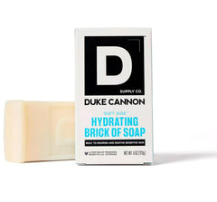 Duke Cannon Jabon ladrillo hidratante con manteca de karité suaviza la piel
