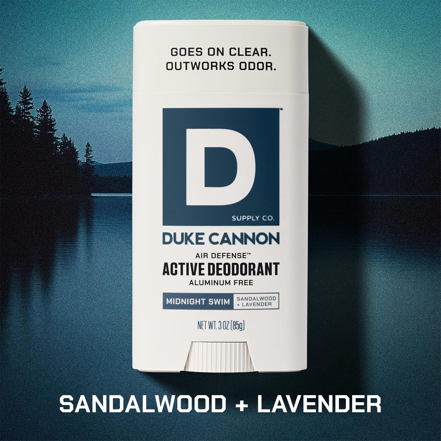 Applying Duke Cannon Midnight Swim delivers a clear glide with no residue.