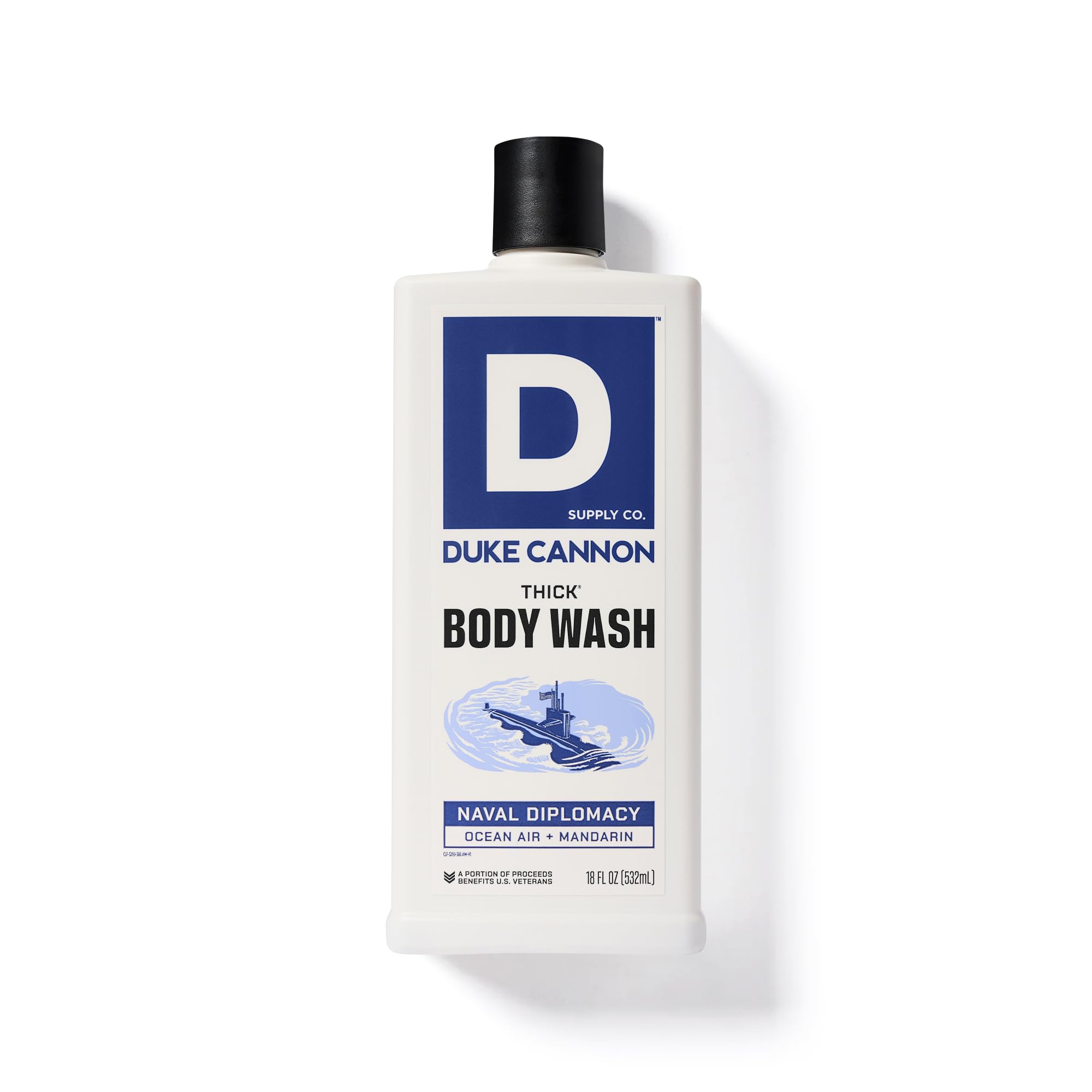 Duke Cannon Naval Diplomacy: aroma duradero para rutinas de hombres activos.