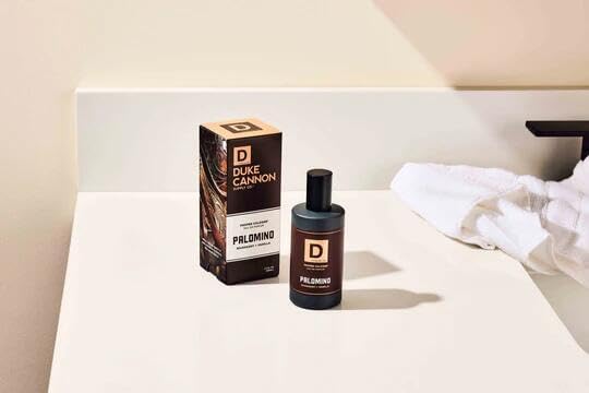 Duke Cannon Palomino Proper Cologne conveys long-lasting scent without overpowering the senses.