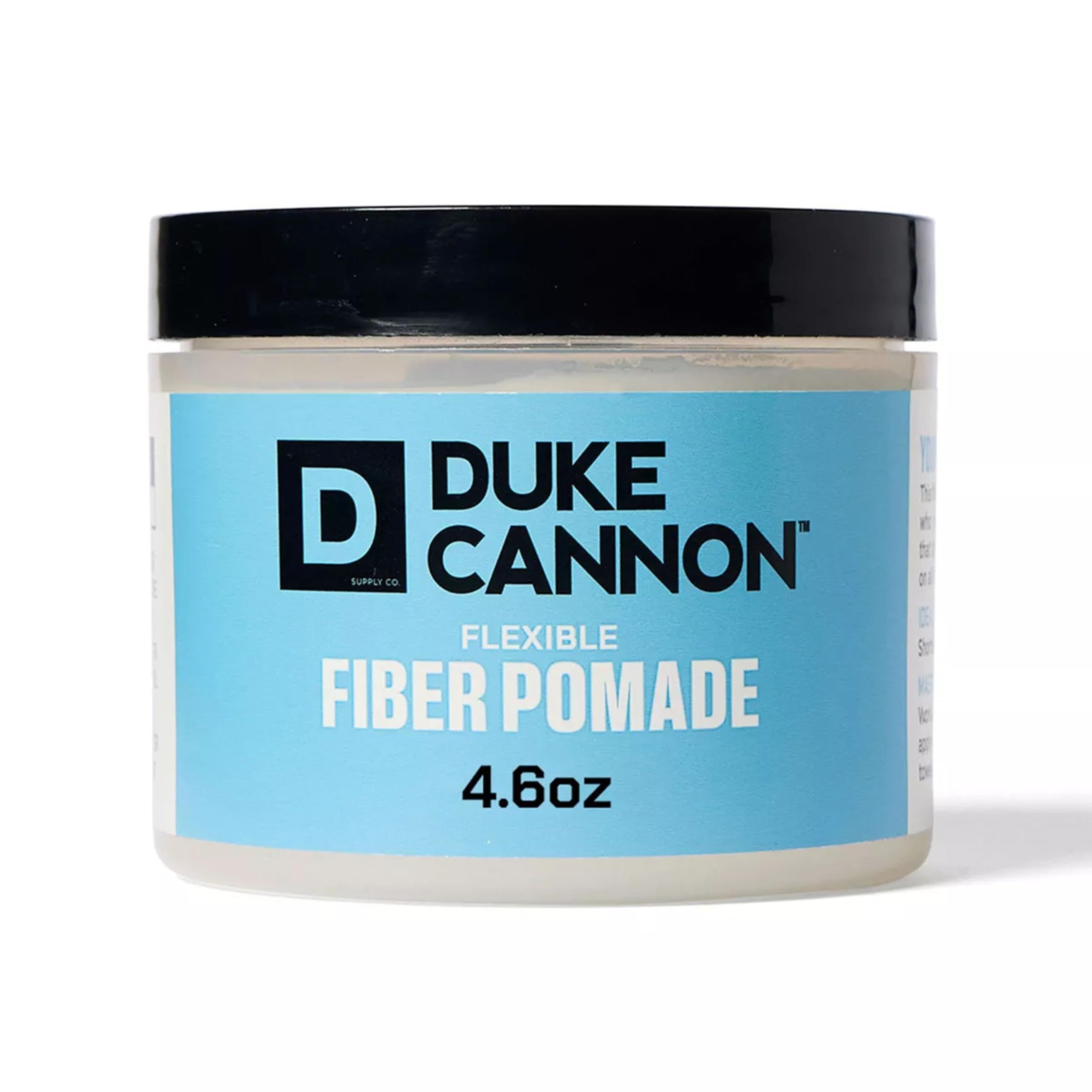 Duke Cannon Pomada Flexible envase 4-6oz, fijación firme y lavable.