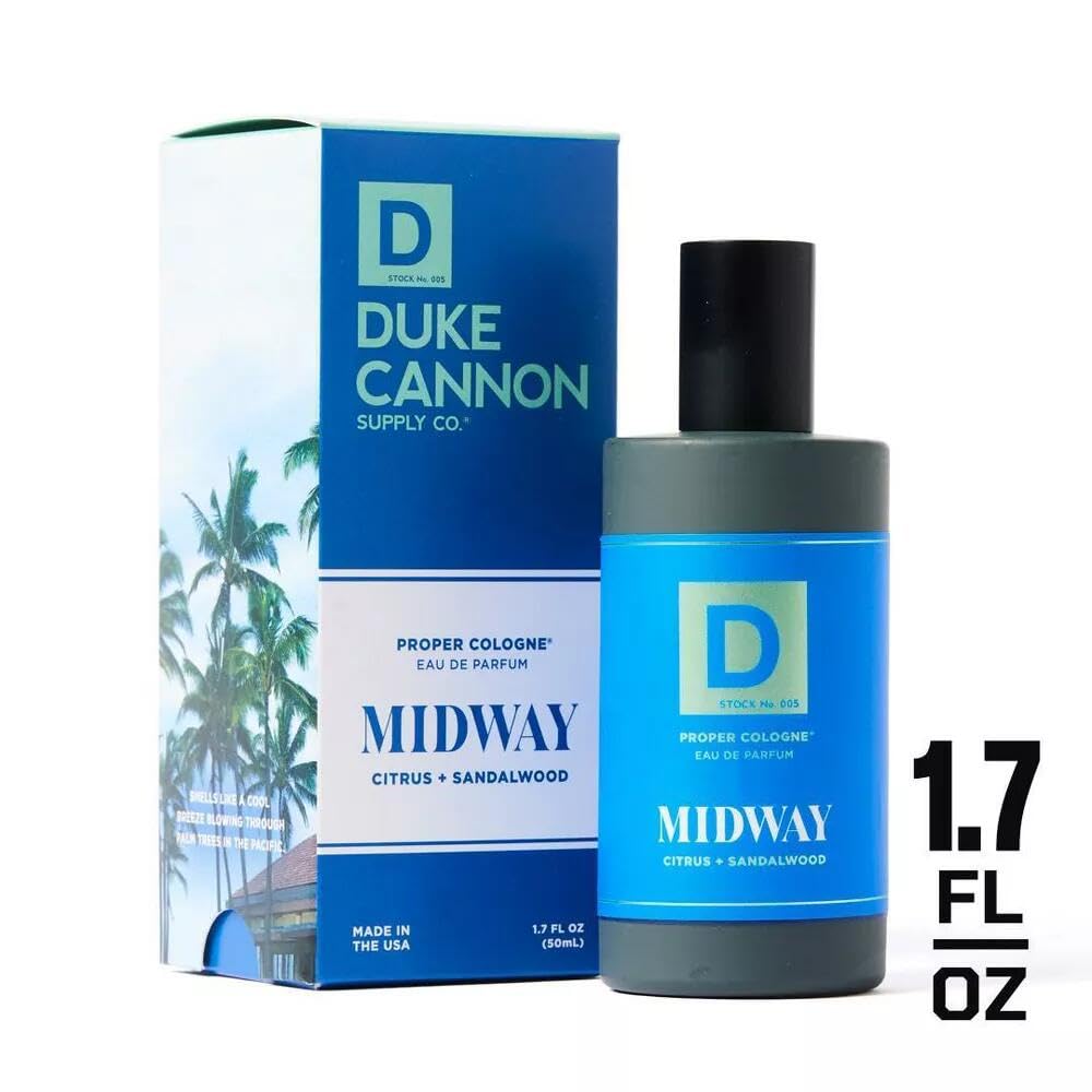 Duke Cannon Midway citrus note delivers fresh daytime vibe on skin