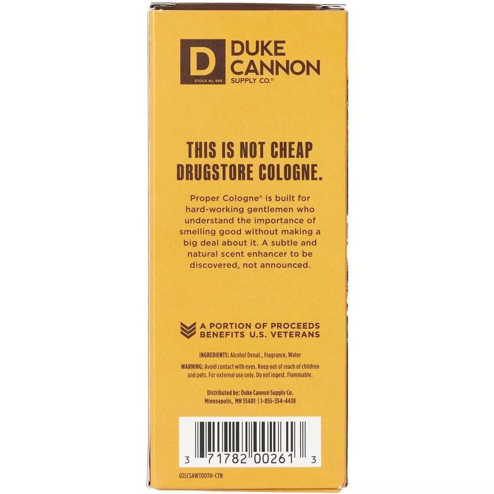 Duke Cannon Sawtooth outdoors-inspired scent suits rugged adventures.