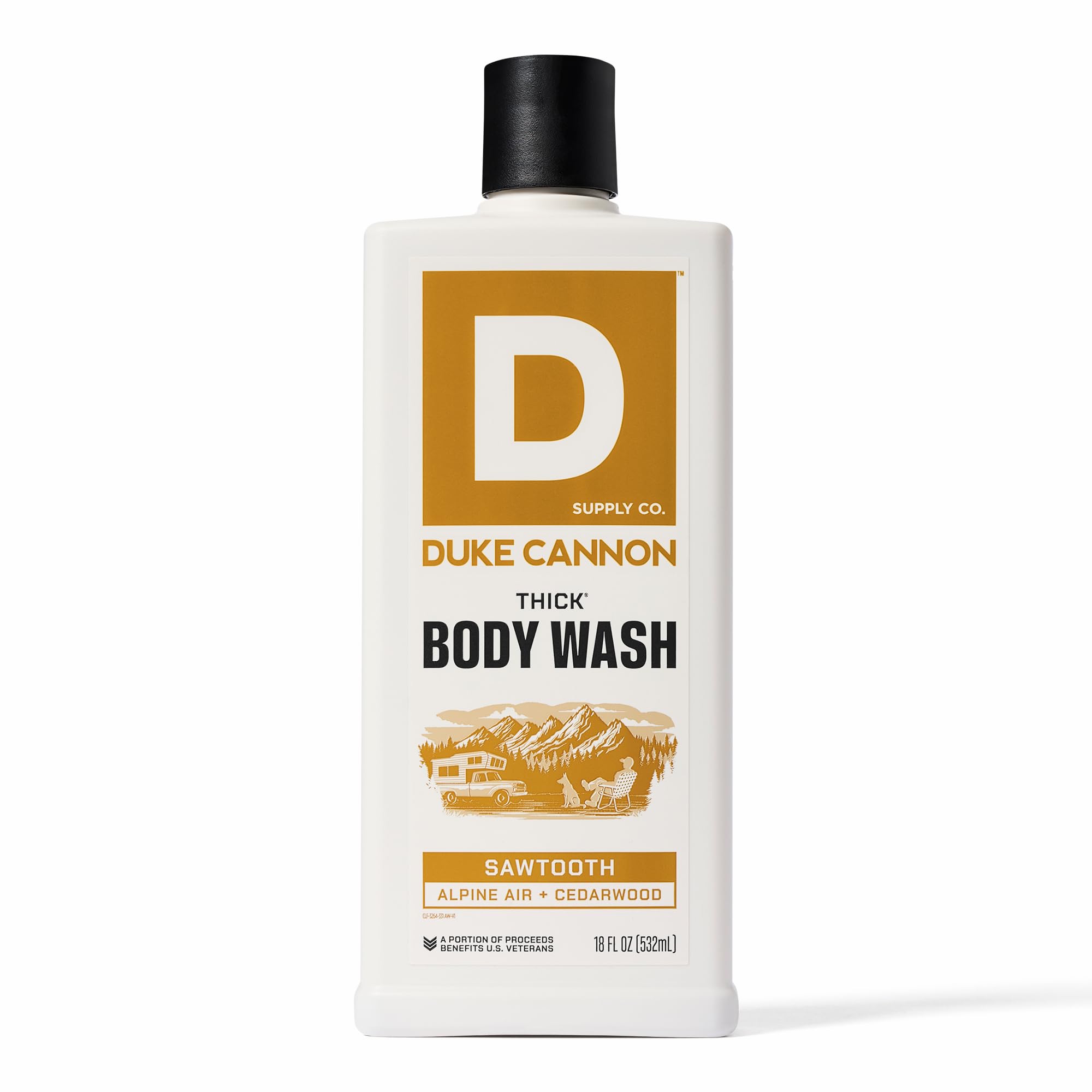 Duke Cannon Sawtooth, jabón de ducha espeso para una experiencia corporal intensa.