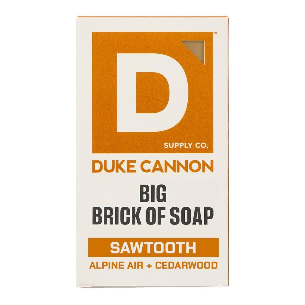 Duke Cannon Sawtooth: barra grande para piel limpia y revitalizada.