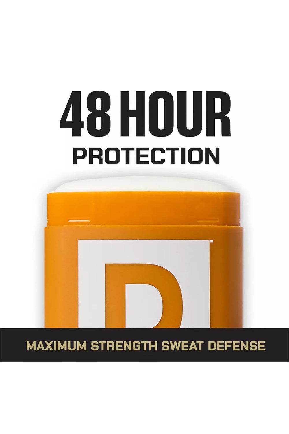 Underarm application shot emphasizing long-lasting protection during shifts.