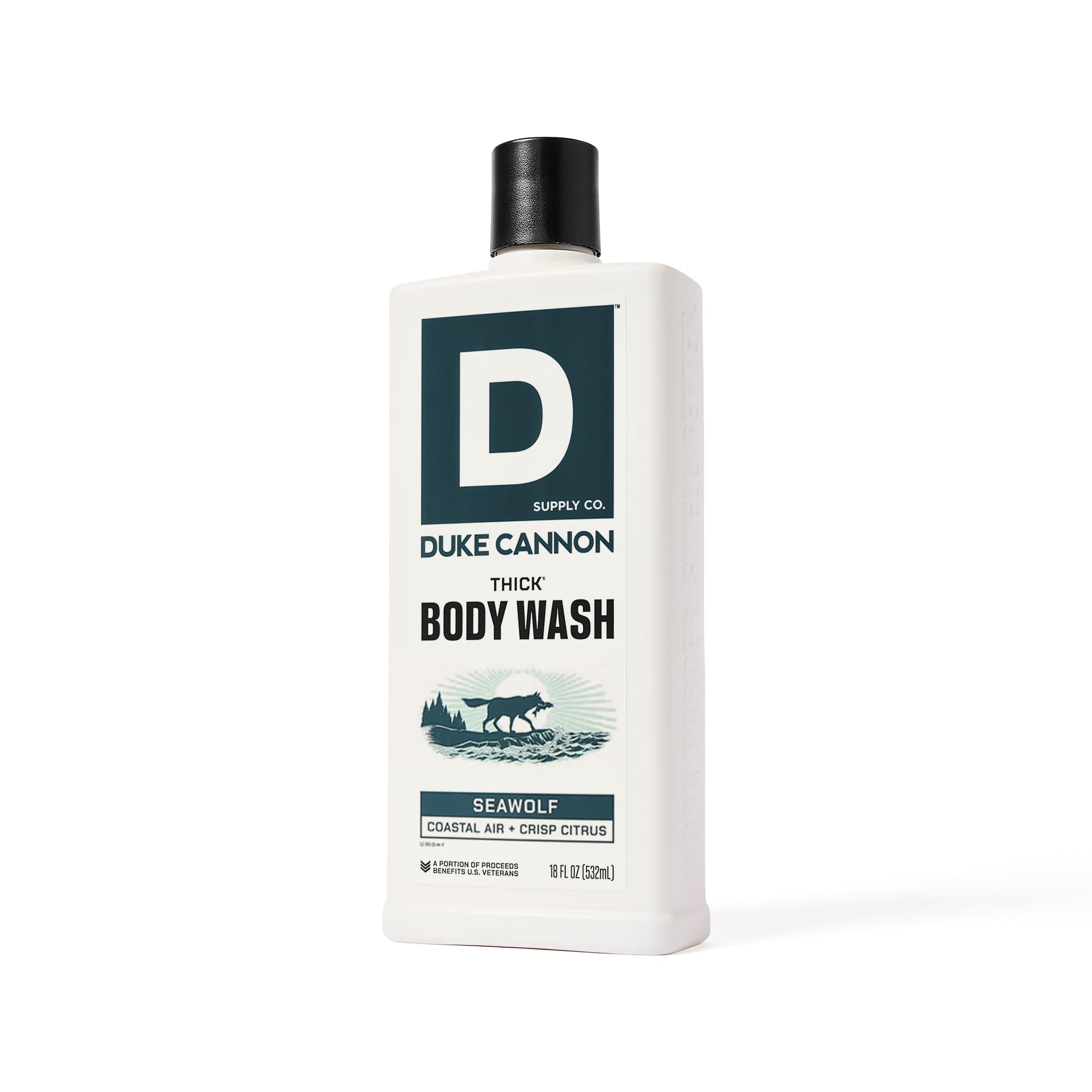 Duke Cannon Seawolf diseño pensado para cuidado masculino diario.