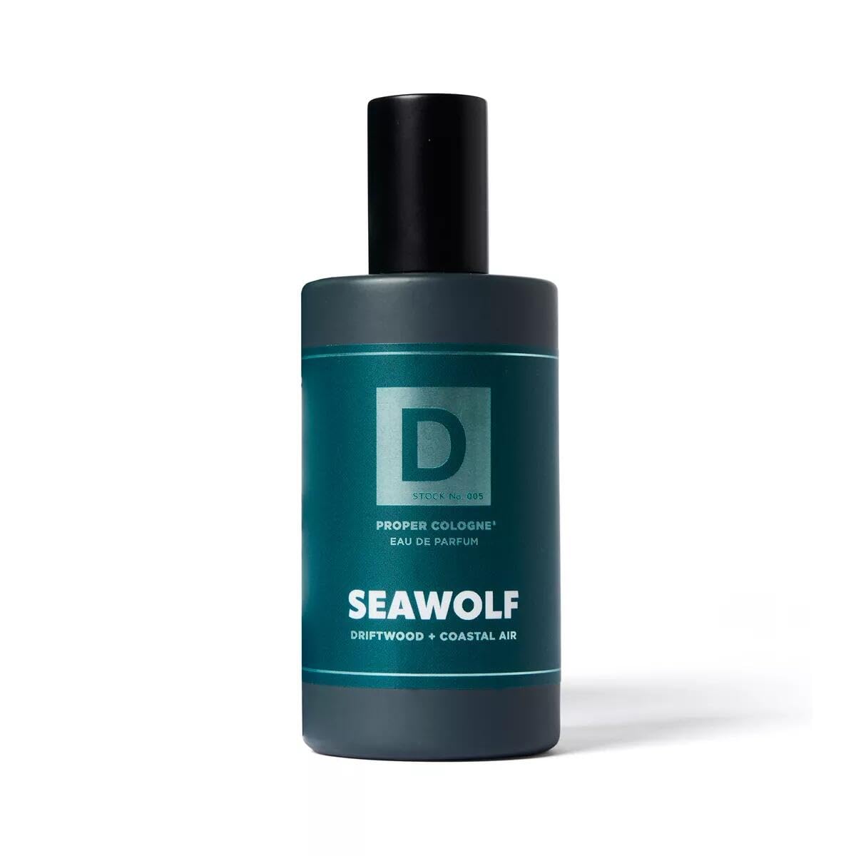 Hand-holding display of Seawolf bottle signaling easy, on-the-go scent application.